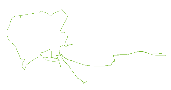 Line showing cycle ride